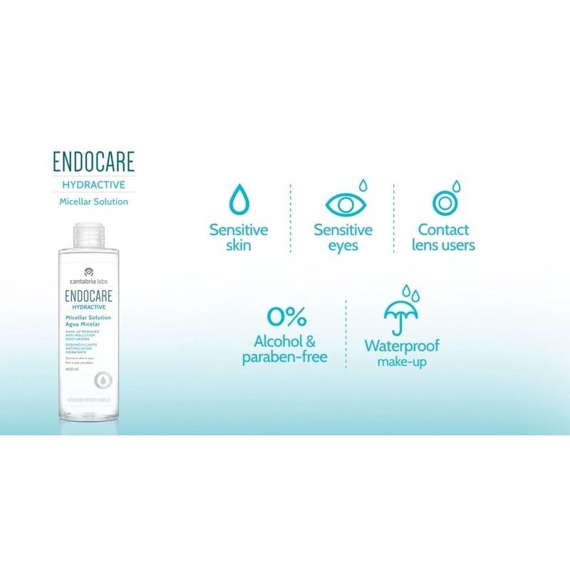 Nước tẩy trang Làm Sạch Sâu Endocare Hydractive Micellar Solution Aqua Micelar 100ml - Hee's Beauty