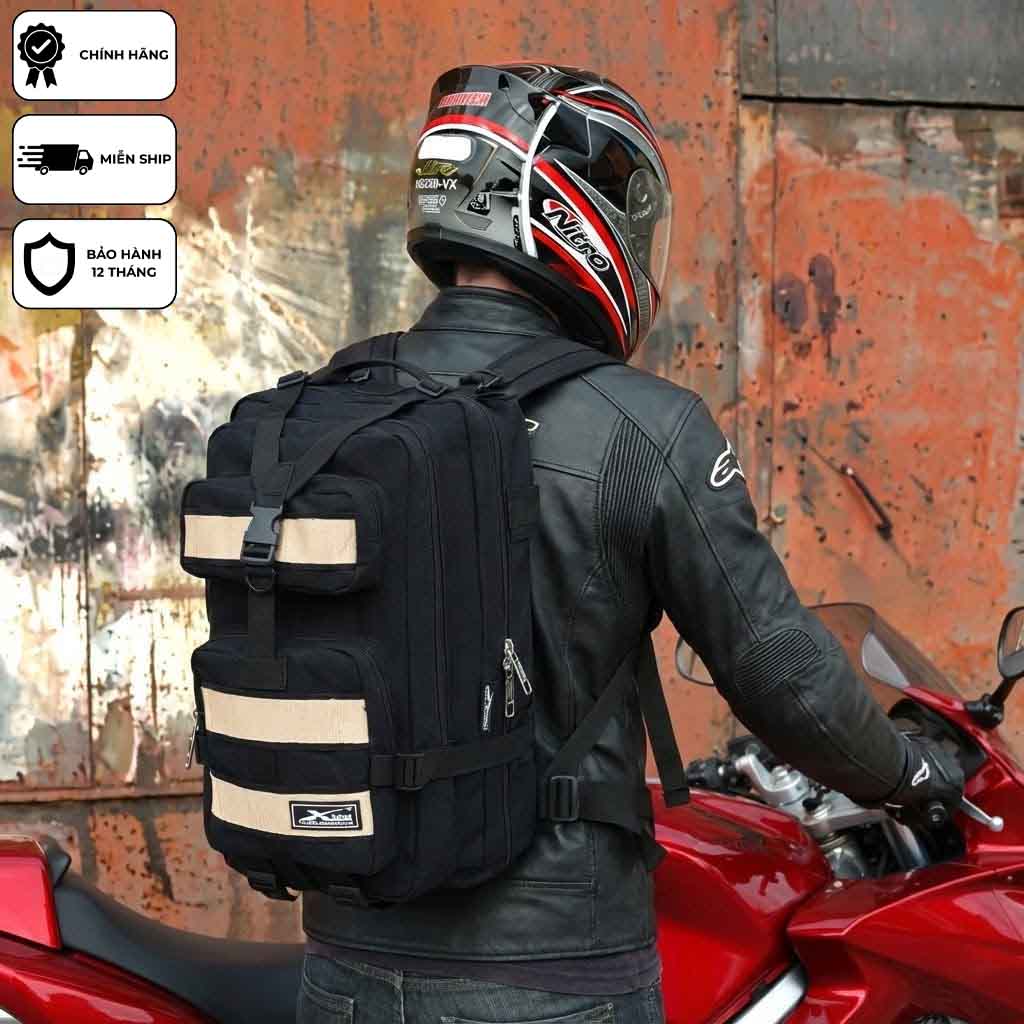 Balo Du Lịch Thời Trang Xbags Hike XB 1003 Phượt Chống Nước Dung Tích Lớn Cá Tính Hiện Đại!