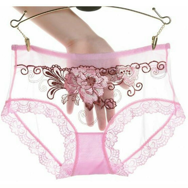 Combo 5 Quần Lót Nữ Ren Hoa Hồng Sexy, Từ 48-58kg - Giao Màu Ngẫu Nhiên + Tặng Kèm 01 Băng Đô Cài Tóc Siêu Dễ Thương