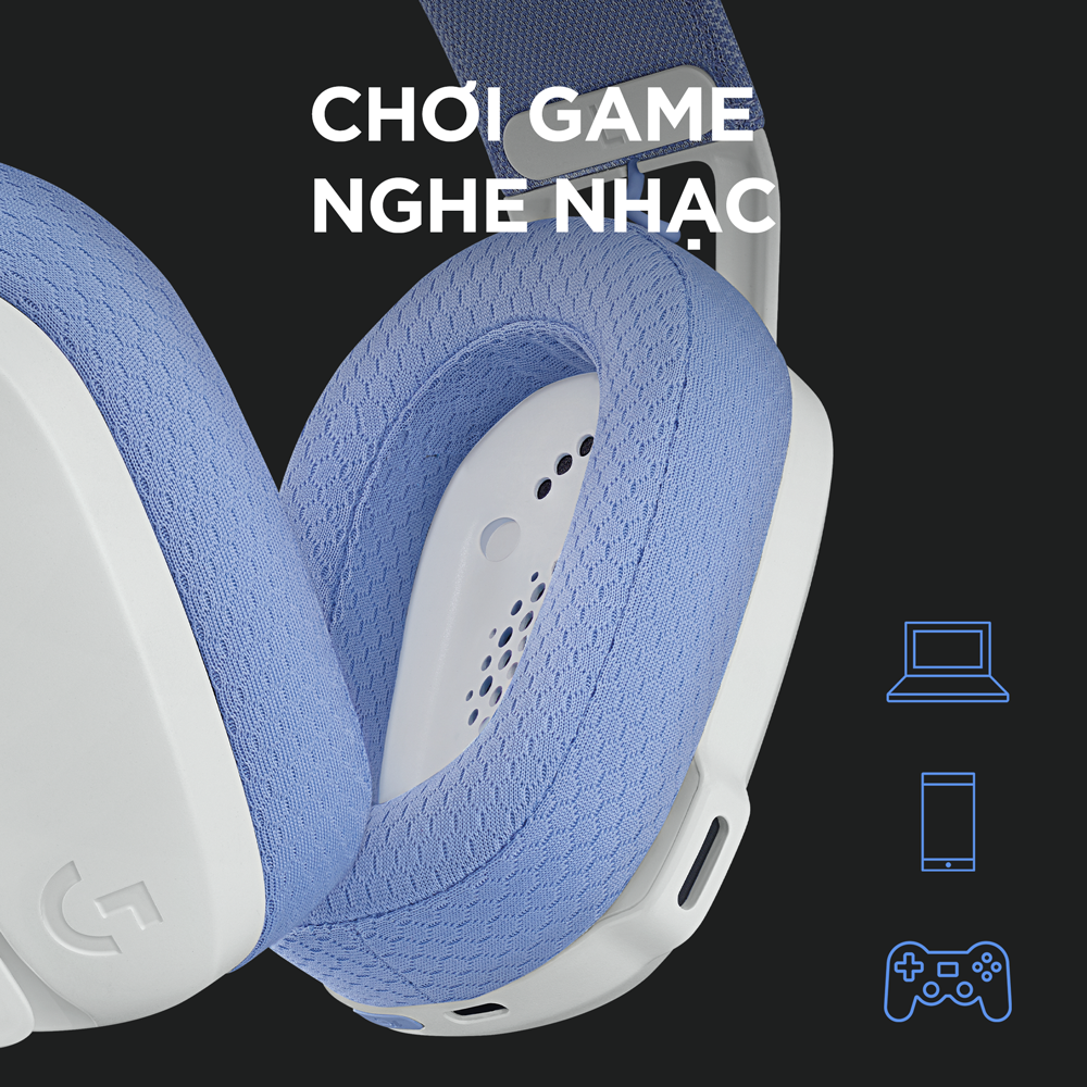 Tai nghe Game không dây Bluetooth Lighspeed Logitech G435 - Hàng Chính Hãng