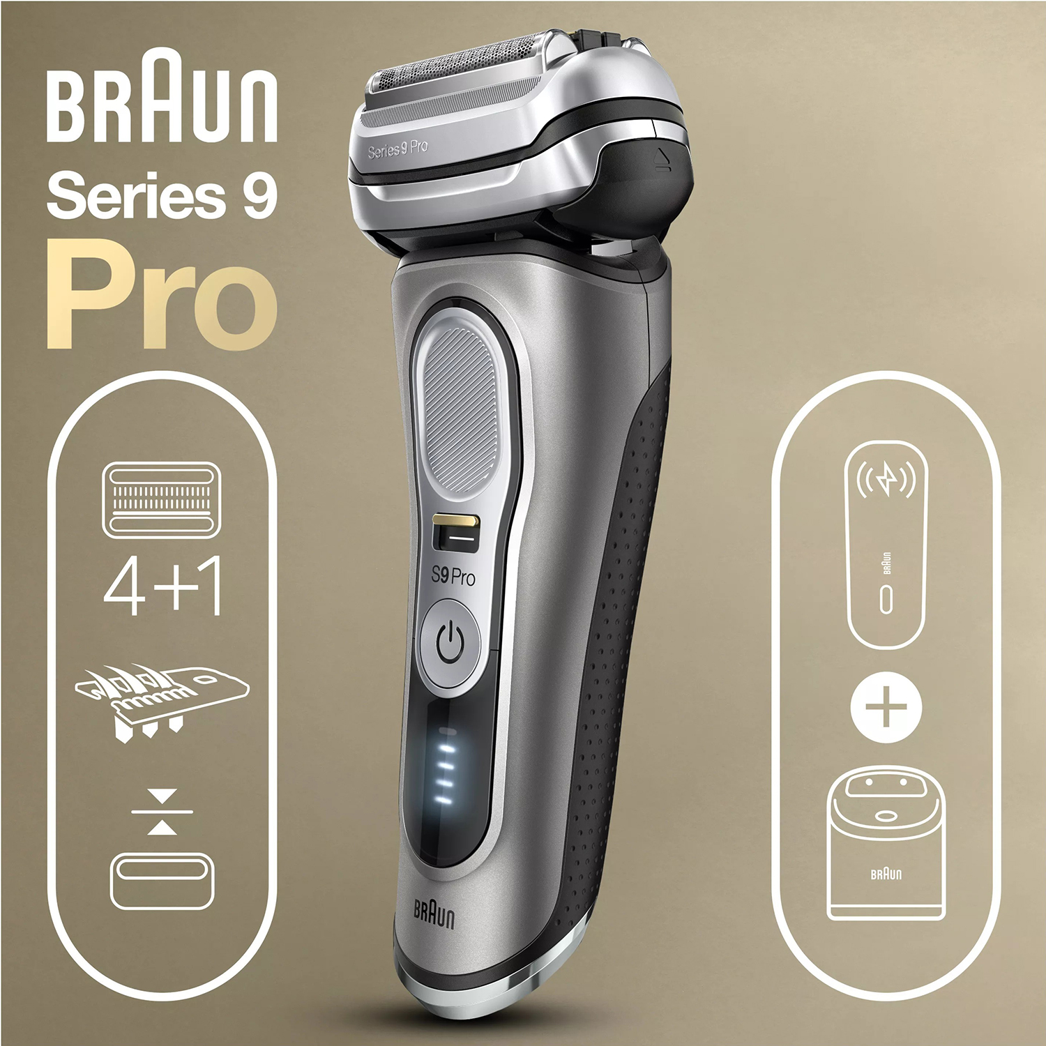 MÁY CẠO RÂU BRAUN SERIES 9 PRO 9475CC Hàng Chính Hãng