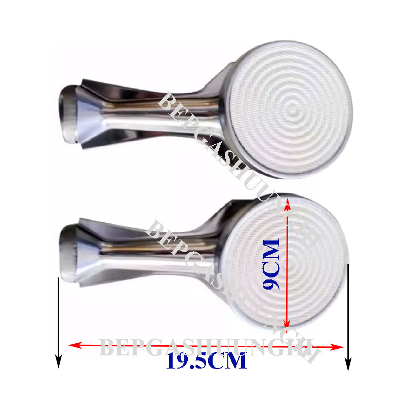 Bộ điếu inox hồng ngoại fi90mm thay thế cho các dòng bếp cùng kích thước - Hàng chính hãng