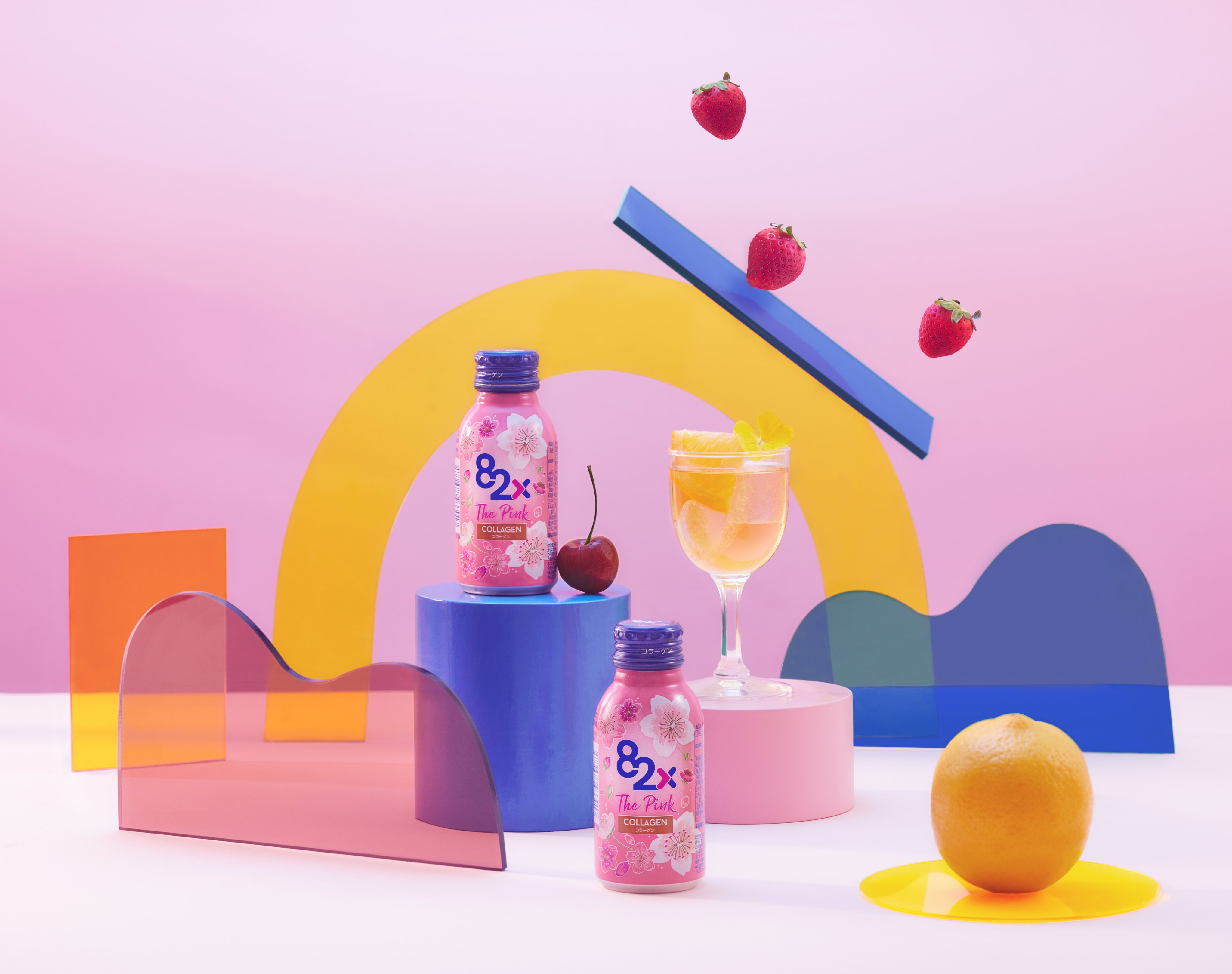 82X The Pink Collagen 100ml Hàm Lượng 1000mg Collagen, Nước Uống Đẹp Da Tràn Năng Lượng Đến Từ Nhật Bản