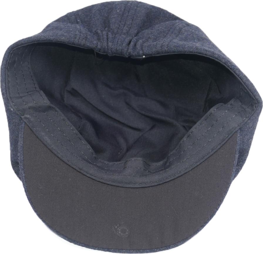 Nón beret nam thiết kế mỏ vịt dành cho người trung nhiên, không thêu họa tiết, dễ dàng tăng giảm size như ý - Vải nhung - Đen