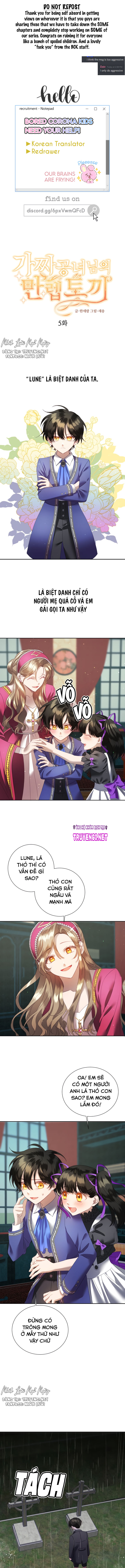 công chúa giả mạo và chú thỏ con chapter 5 1