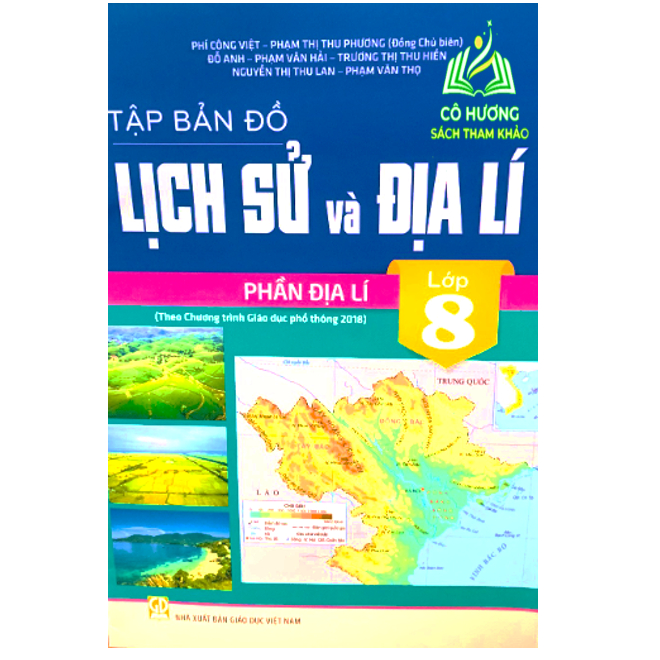 Sách - Combo tập bản đồ lịch sử và địa lí 8 - phần địa lí + lịch sử ( biên soạn theo chương trình GDPT 2018 )