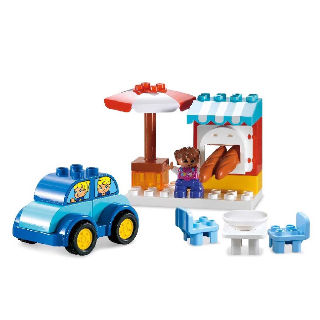 Bộ đồ chơi lắp ghép xếp hình Smoneo Duplo - 20 mảnh ghép Toyshouse - 77002