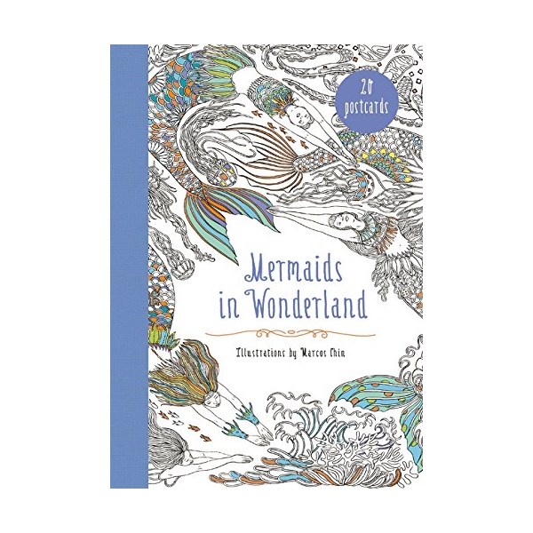 Mermaids In Wonderland 20 Postcards