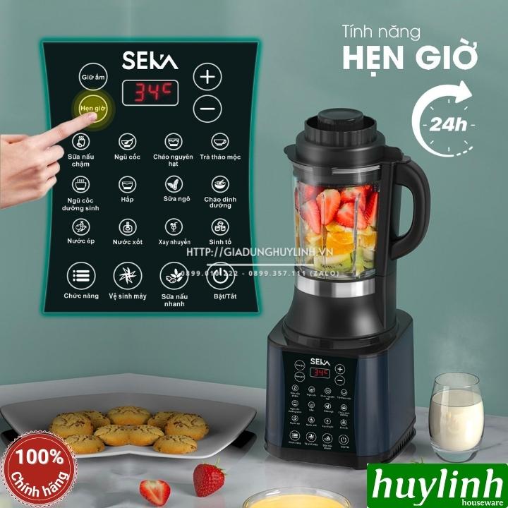 Máy làm sữa hạt đa năng SEKA E400 - 1.7 lít - 14 chức năng [1000W + 800W] - Hàng chính hãng