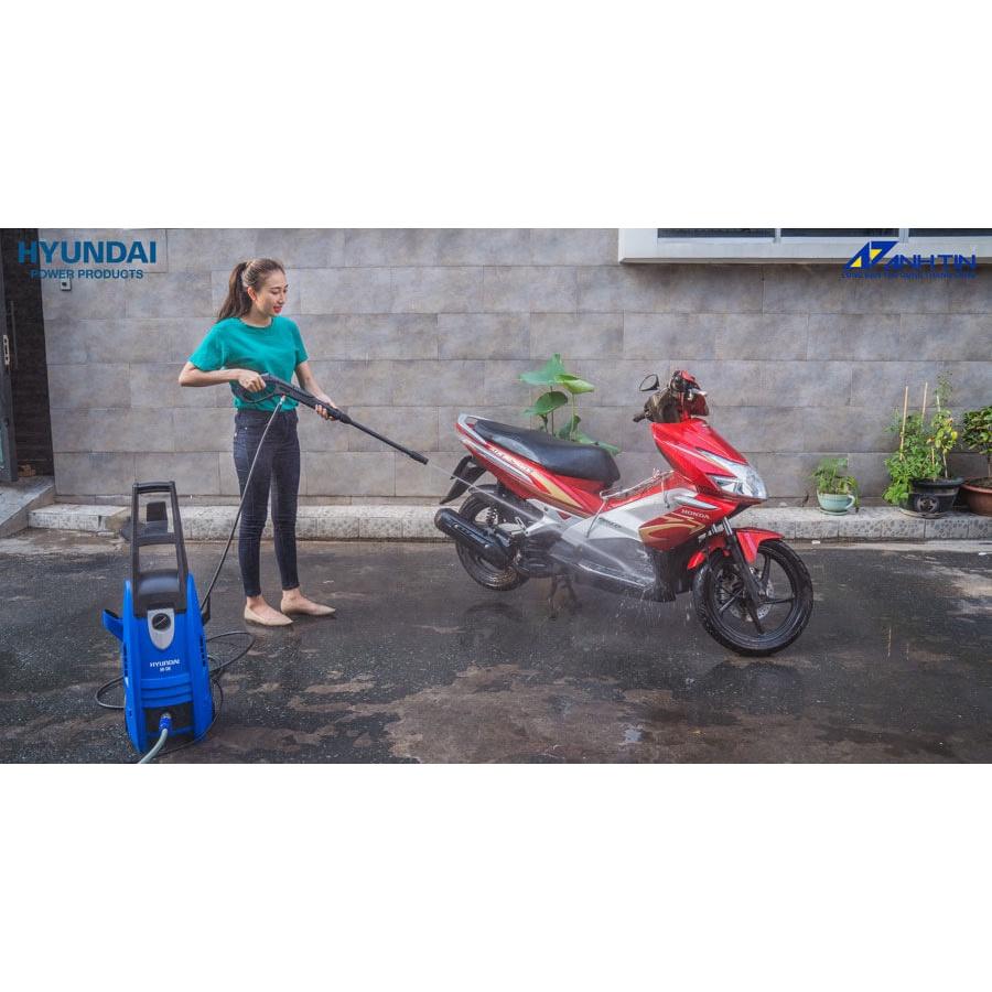 Máy xịt rửa HYUNDAI AH-130 | Công suất 1.600W | Lưu lượng 6.5 lít/ phút | Motor chổi than, chống giật