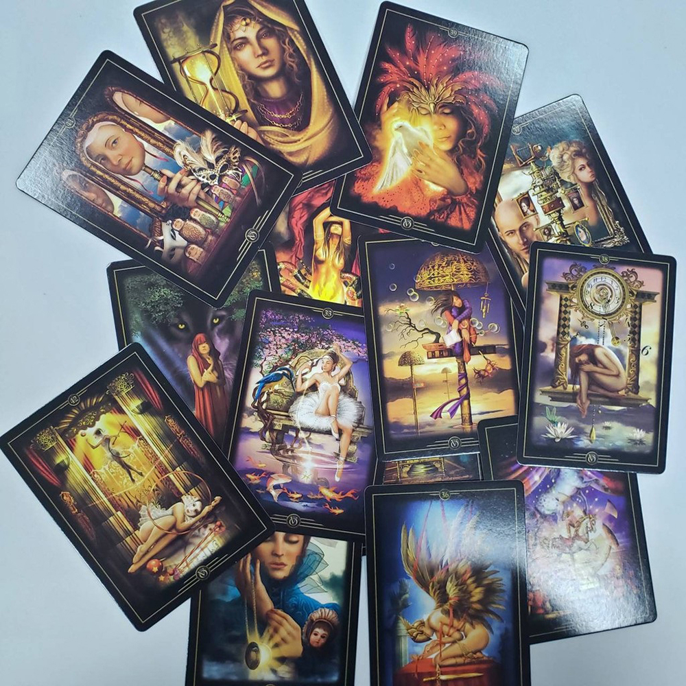 Hình ảnh Bài Oracle Of Visions 52 Lá Bài Tặng File Tiếng Anh Và Đá Thanh Tẩy