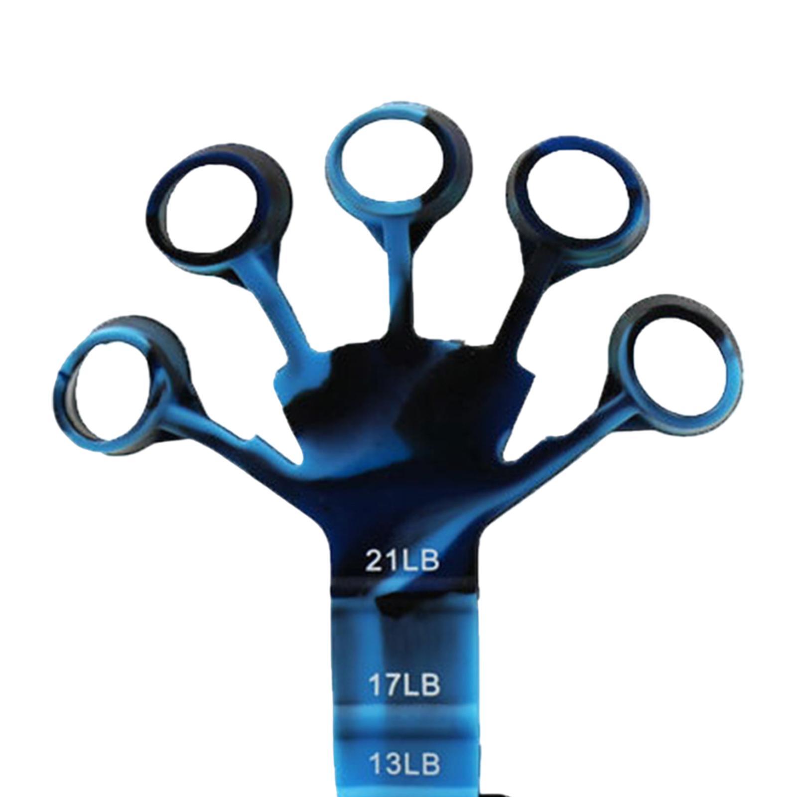Hand Grip Strengthener Gym Finger Resistance Band Finger Exerciser Stretcher