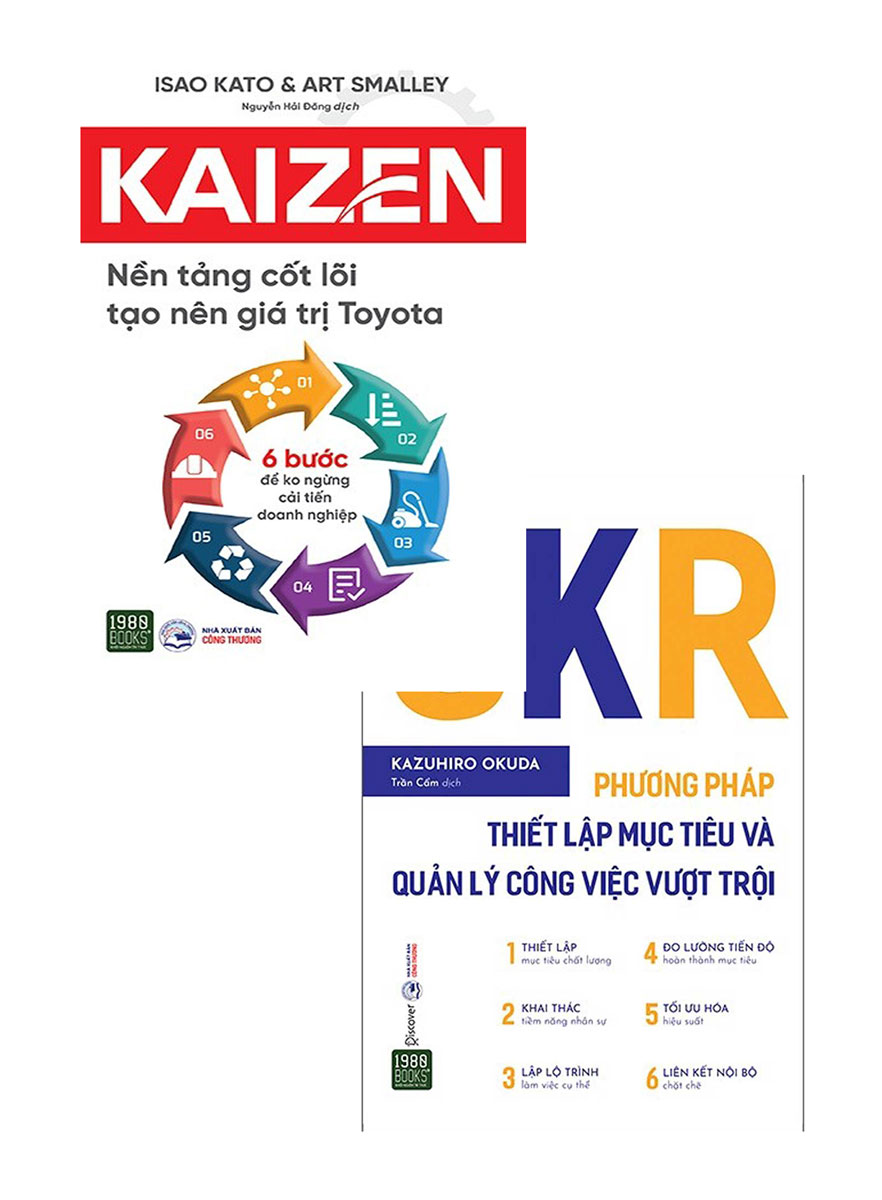 Combo OKR - Phương Pháp Thiết Lập Mục Tiêu Và Quản Lý Công Việc Vượt Trội + Kaizen – Nền Tảng Cốt Lõi Tạo Nên Giá Trị Toyota - 6 Bước Để Không Ngừng Cải Tiến Doanh Nghiệp (Bộ 2 Cuốn)