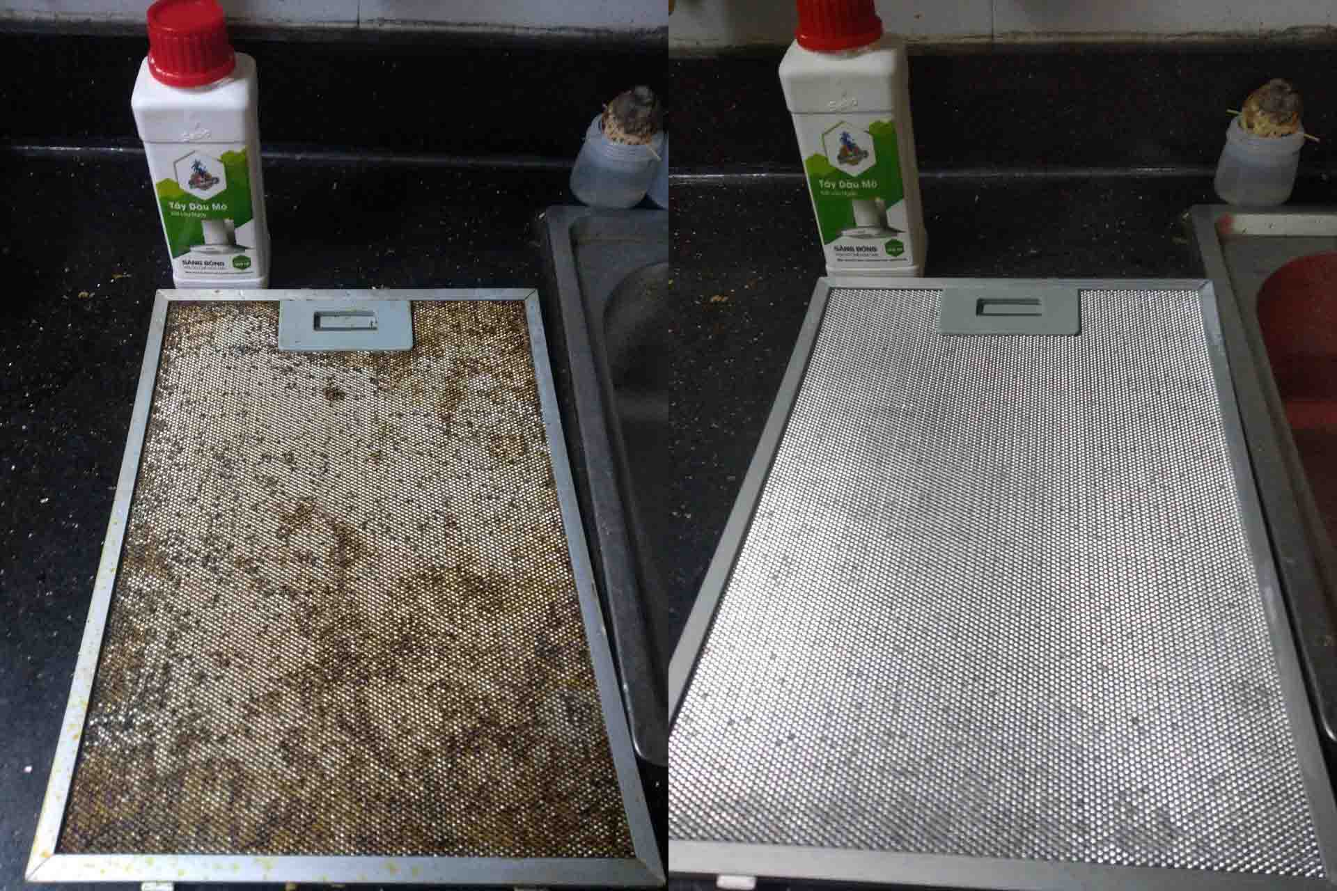 Hình ảnh Combo 2 Chai Tiết Kiệm -  Chất Tẩy Cặn Canxi Vách Kính Nhà Tắm SABO-K + Chất Tẩy Dầu Mỡ Bám Lâu Ngày Trên Lưới Hút Mùi SABO-M
