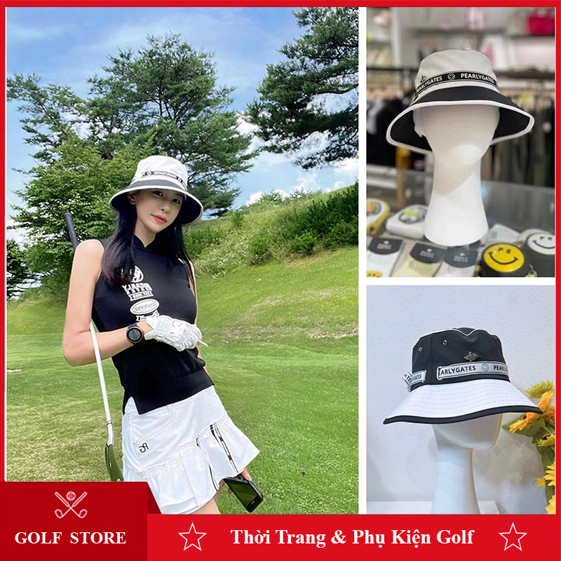 Mũ golf nữ tai bèo vành rộng PG chống nắng thời trang thể thao MG037