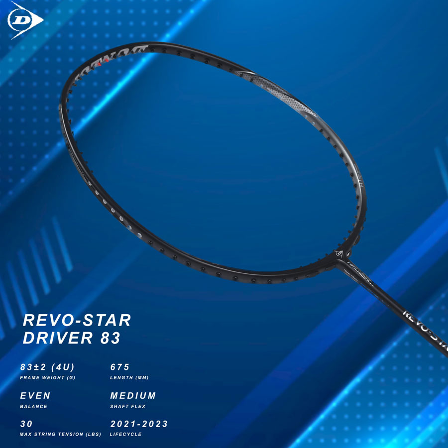 Vợt cầu lông Dunlop Revo Star Driver 83 - Vợt cân bằng