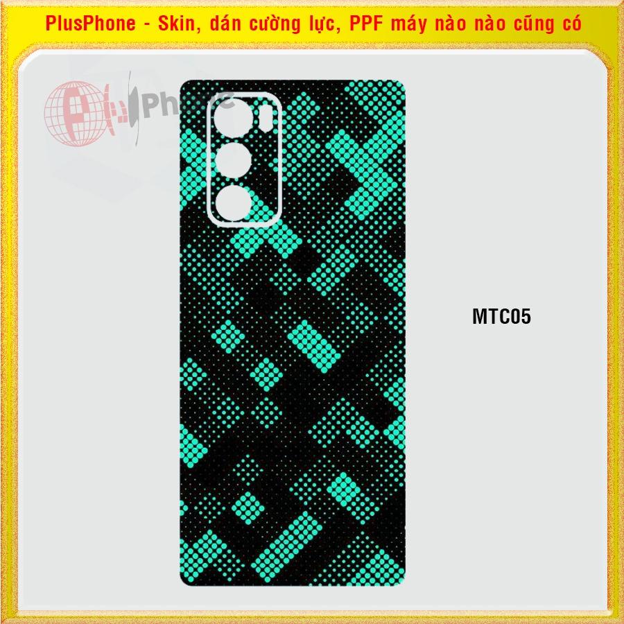 Dán Skin cho điện thoại LG Wing 5G màu matrix camo