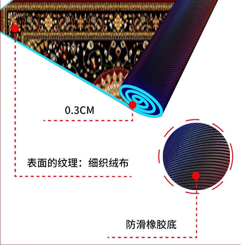 Đảm Bảo Chất Lượng Trung Đông Ba Tư Tính Năng Symphony Led Quá Khổ Miếng Lót Chuột RGB Thảm Bàn LOL Game Bàn Phím Chống Trơn Trượt thảm