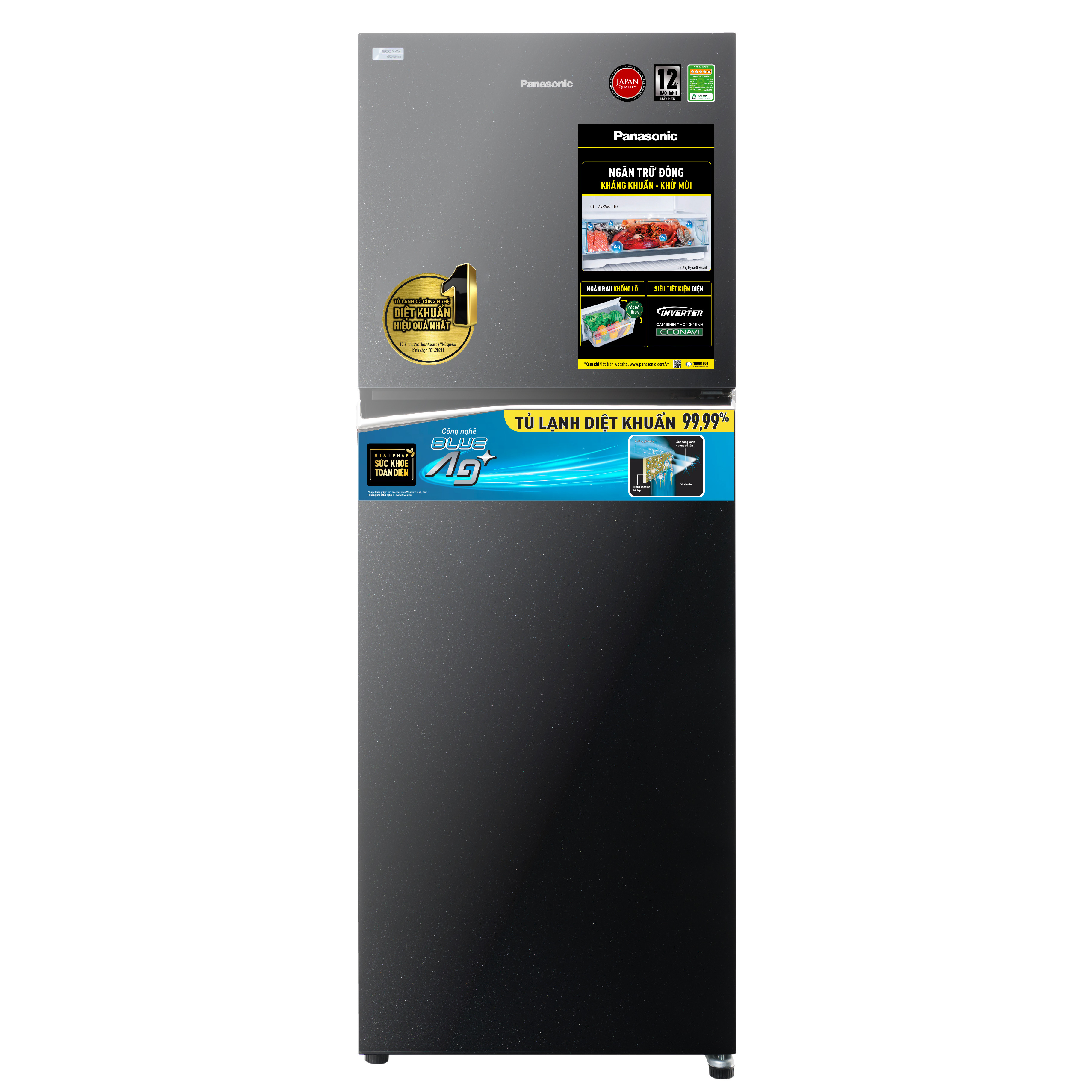 Tủ lạnh Panasonic Inverter 306 lít NR-TV341VGMV - Chỉ giao tại HCM