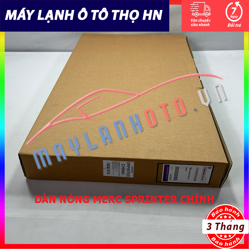 Dàn (giàn) nóng Mecerdes Sprinter (Chính) hàng xịn Hàn Quốc (hàng chính hãng nhập khẩu trực tiếp)