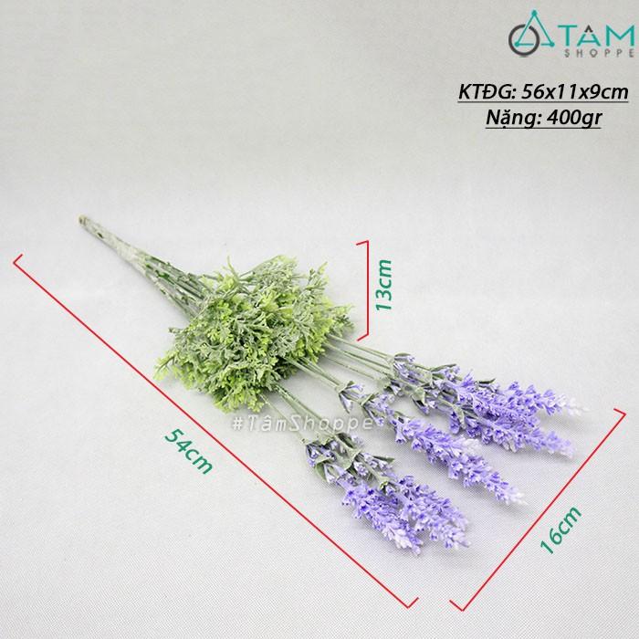 Cành hoa Lavender giả 2 tầng phủ bụi F-CHG-103