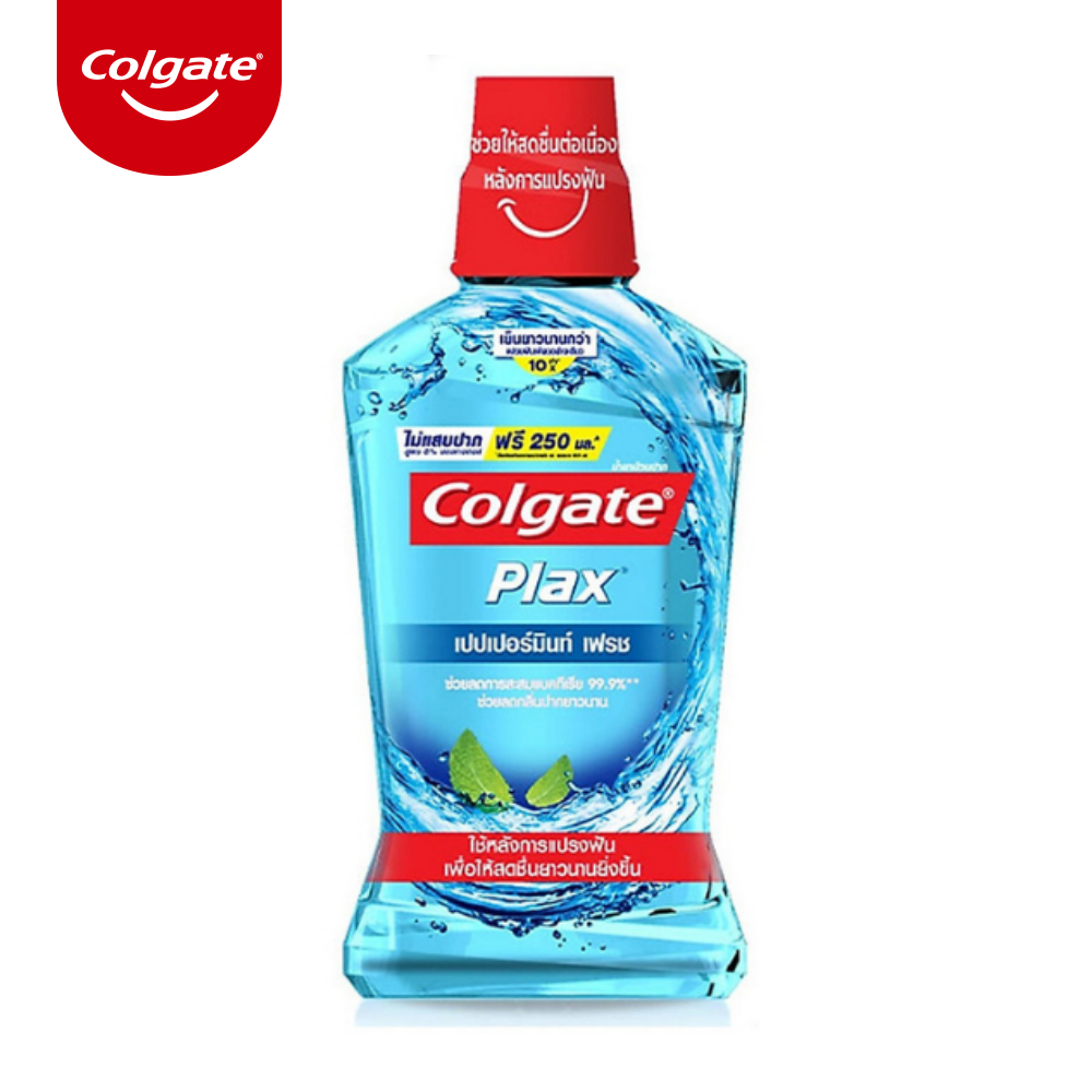 Nước súc miệng Colgate diệt 99% vi khuẩn Plax bạc hà 750ml