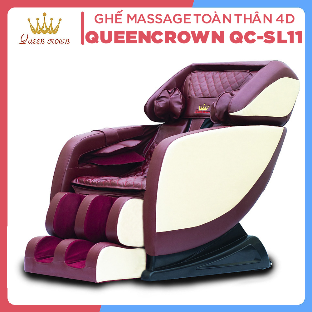 GHẾ MASSAGE NHẬT BẢN QUEEN CROWN QC-SL-11 4D