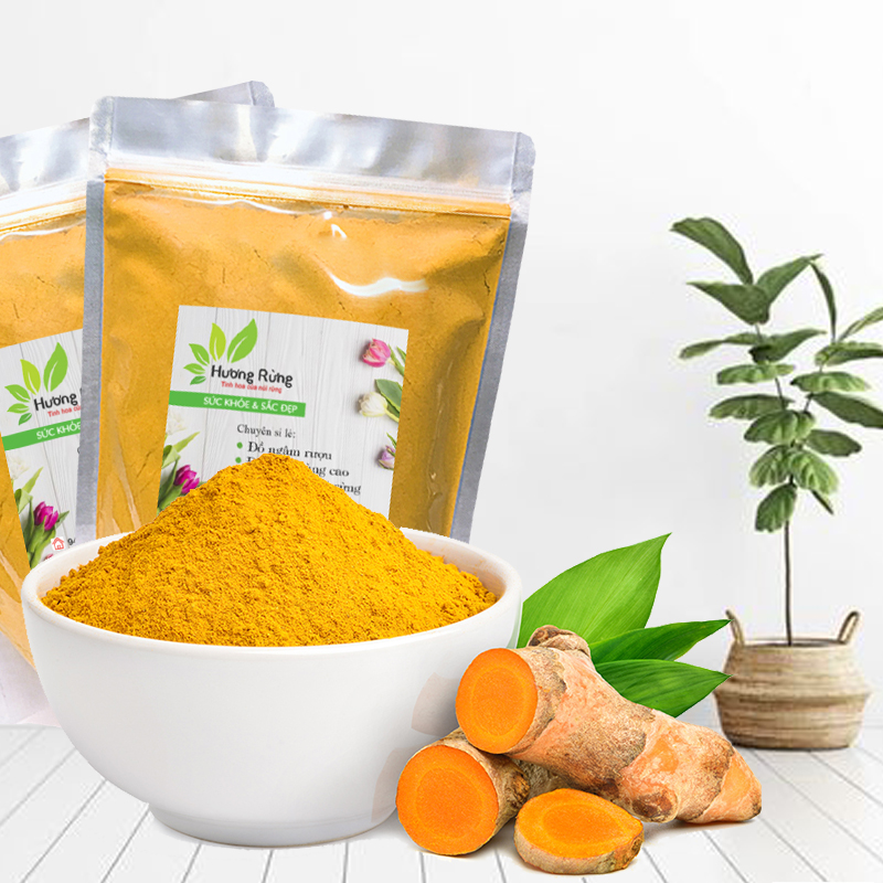 BỘT NGHỆ VÀNG 200g đặc biệt hoàn toàn tự nhiên - nguyên chất