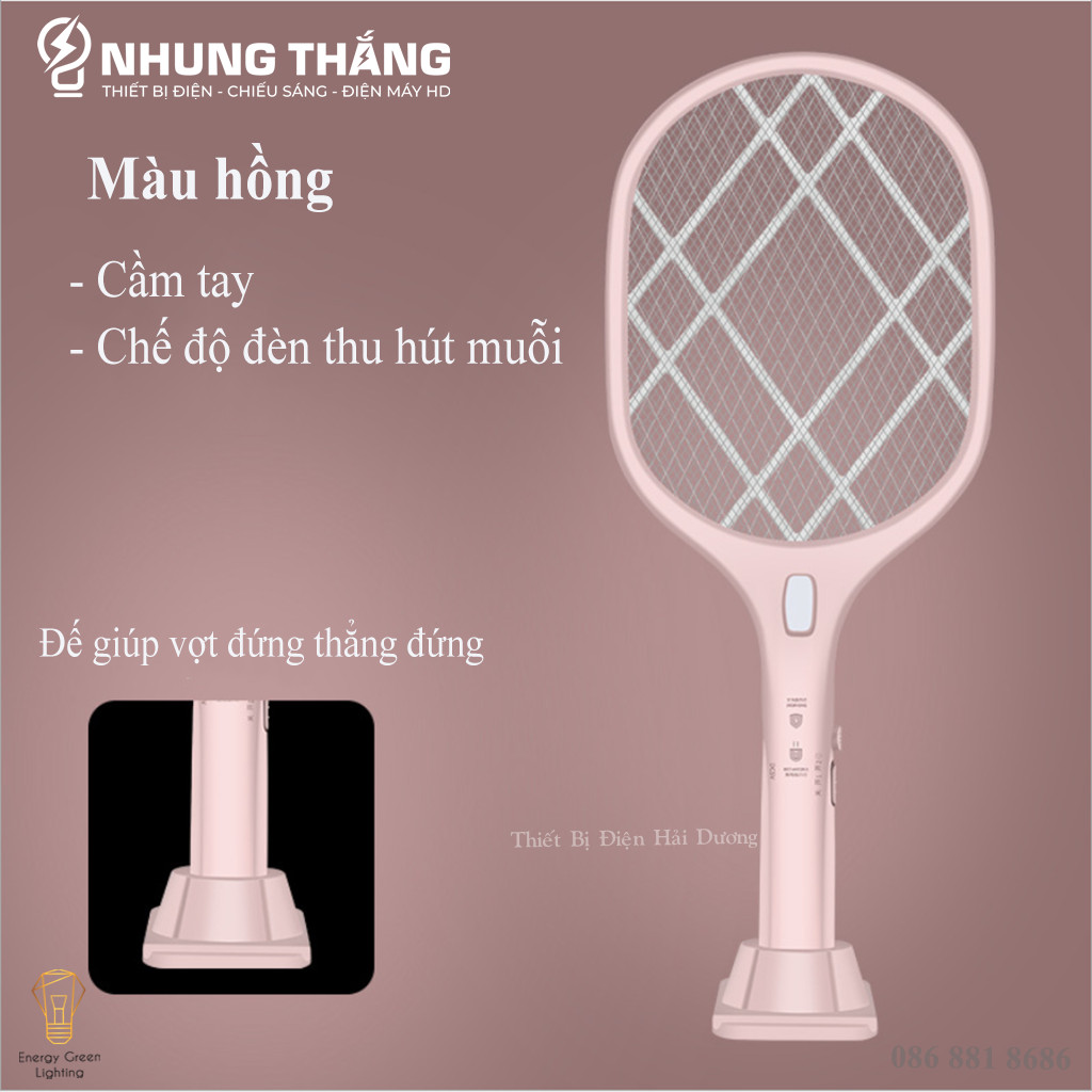 Vợt Bắt Muỗi FS-011 Kiêm Đèn Thu Hút Muỗi , Diệt Muỗi Nhanh Gọn - An Toàn Và Hiệu Quả - 3 Lớp Lưới An Toàn