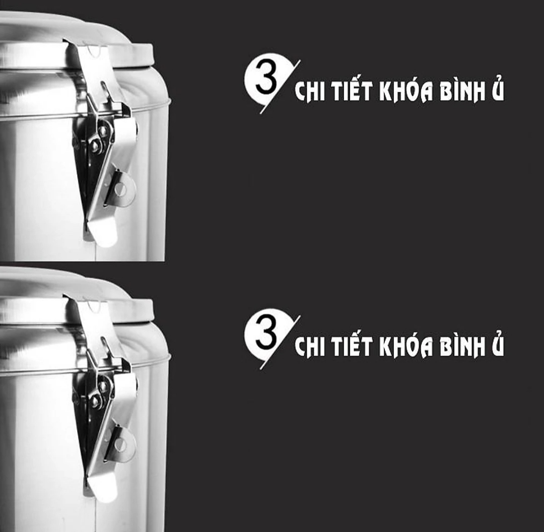 Bình giữ nhiệt Inox có vòi cách nhiệt ( tặng sét 4 co vs vòi)