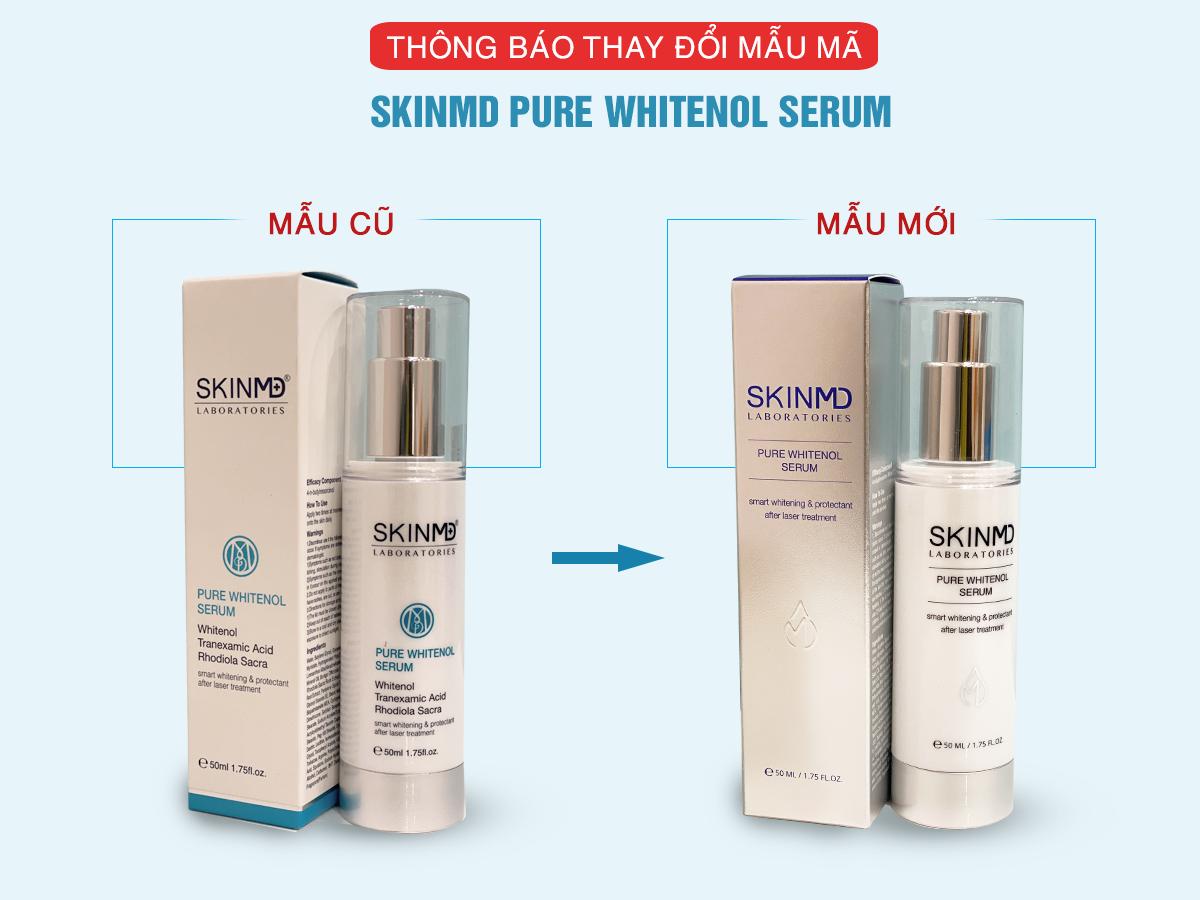 SERUM SKINMD LABORATORIES PURE WHITENOL 50ML - PHỤC HỒI DA BỊ NÁM - HÀN QUỐC