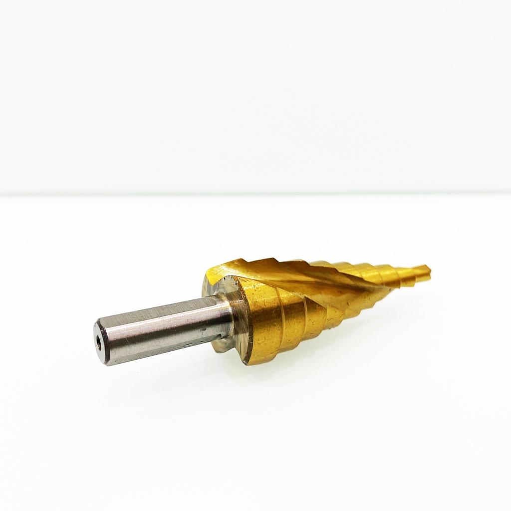 Mũi khoan tháp HSS-M2 đường kính khoan 4-20mm phủ titan siêu cứng KYNKO
