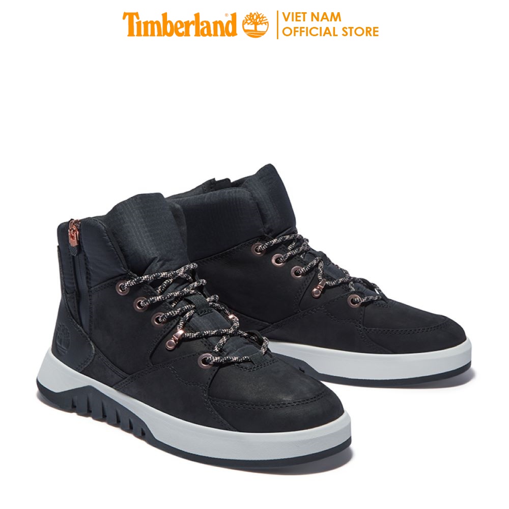 Giày Boots Nữ Timberland Supaway Boot w Zip Black Nubuck TB0A2K1R01