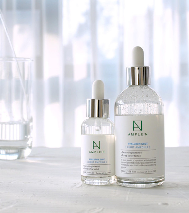Tinh chất dưỡng da AMPLE:N Hyaluron Shot Light Ampoule