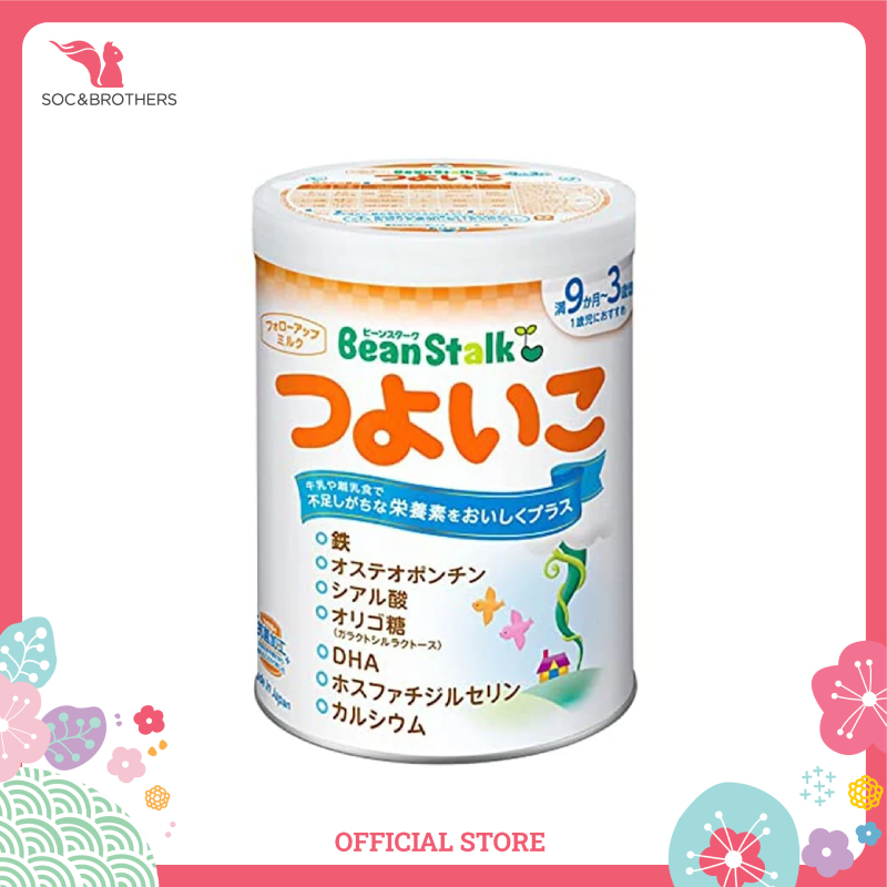 SPDD sữa công thức cho trẻ từ 9 tháng - 3 tuổi - BeanStalk Tsuyoiko hộp 800g