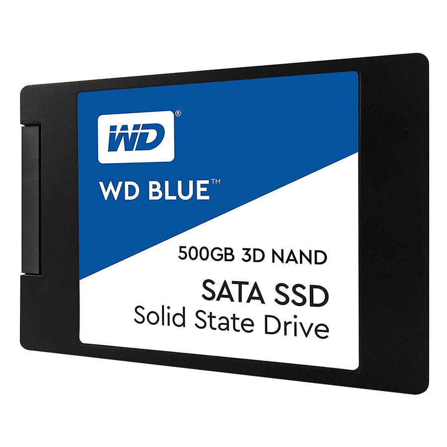 Ổ Cứng SSD WD Blue 3D NAND WDS500G2B0A 500GB Sata III 2.5 inch - Hàng Nhập Khẩu