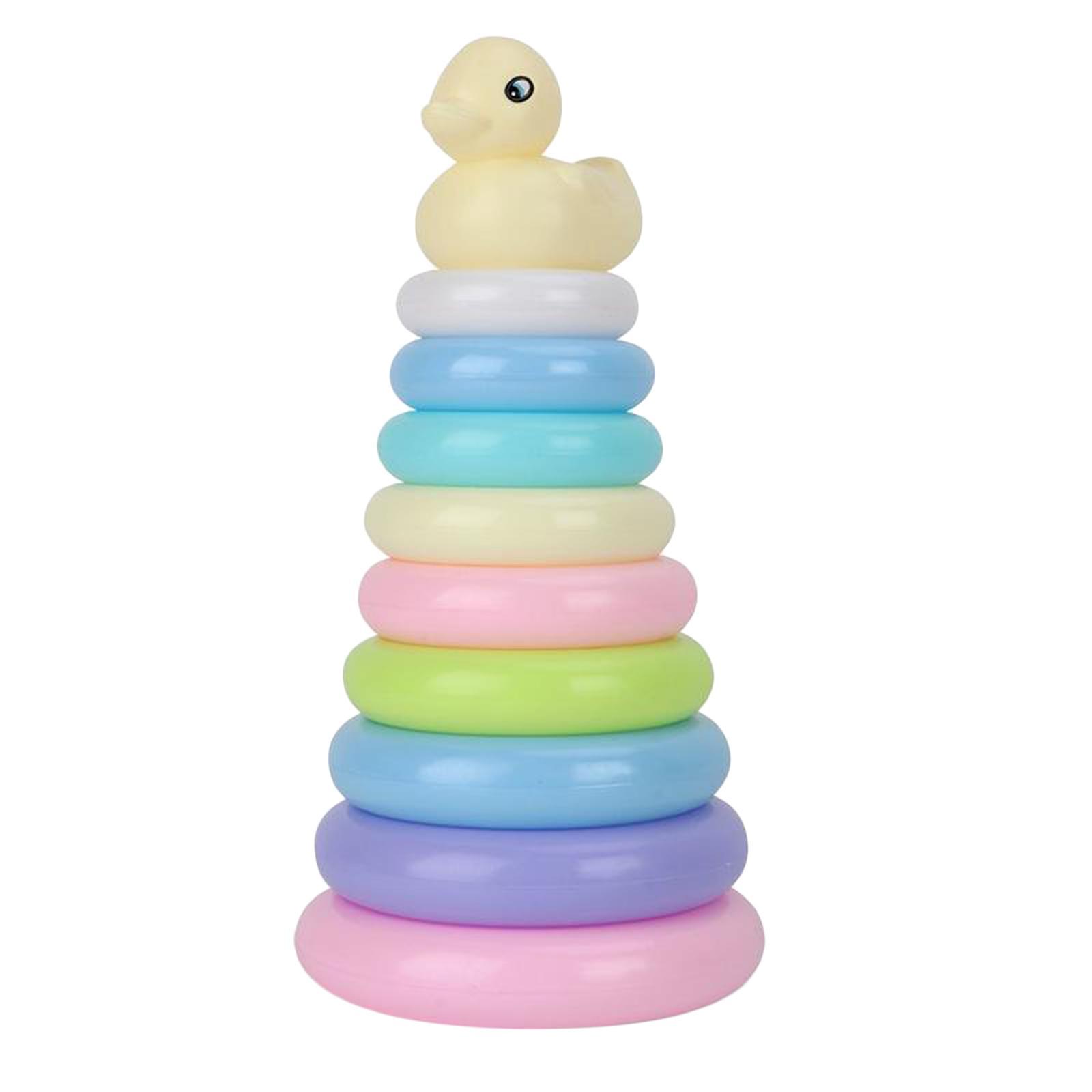 Kids Baby Toy Stacking Rings Educational Toys Stack Up Gift