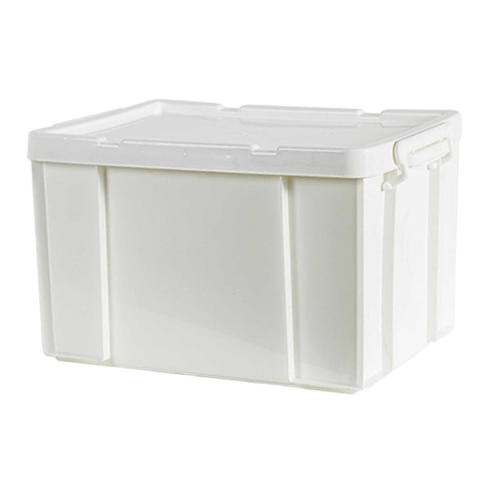 Industrial Tote Bin Stackable Storage Containers for Shelf Toys Moving House