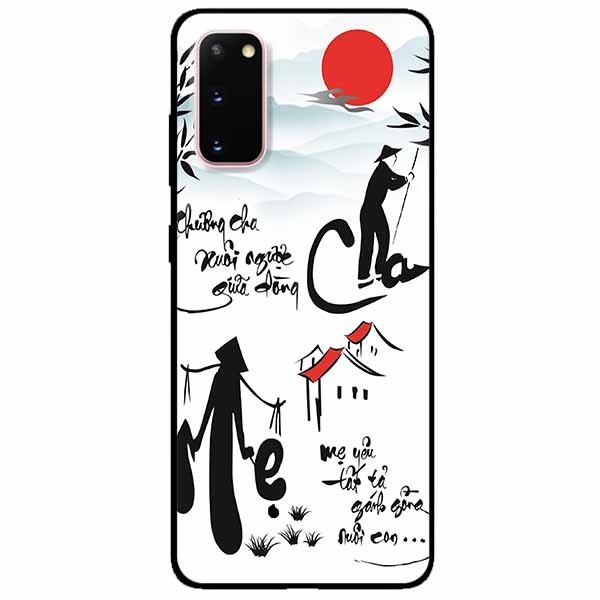 Ốp lưng in cho Samsung S20 Mẫu Thương Cha Mẹ