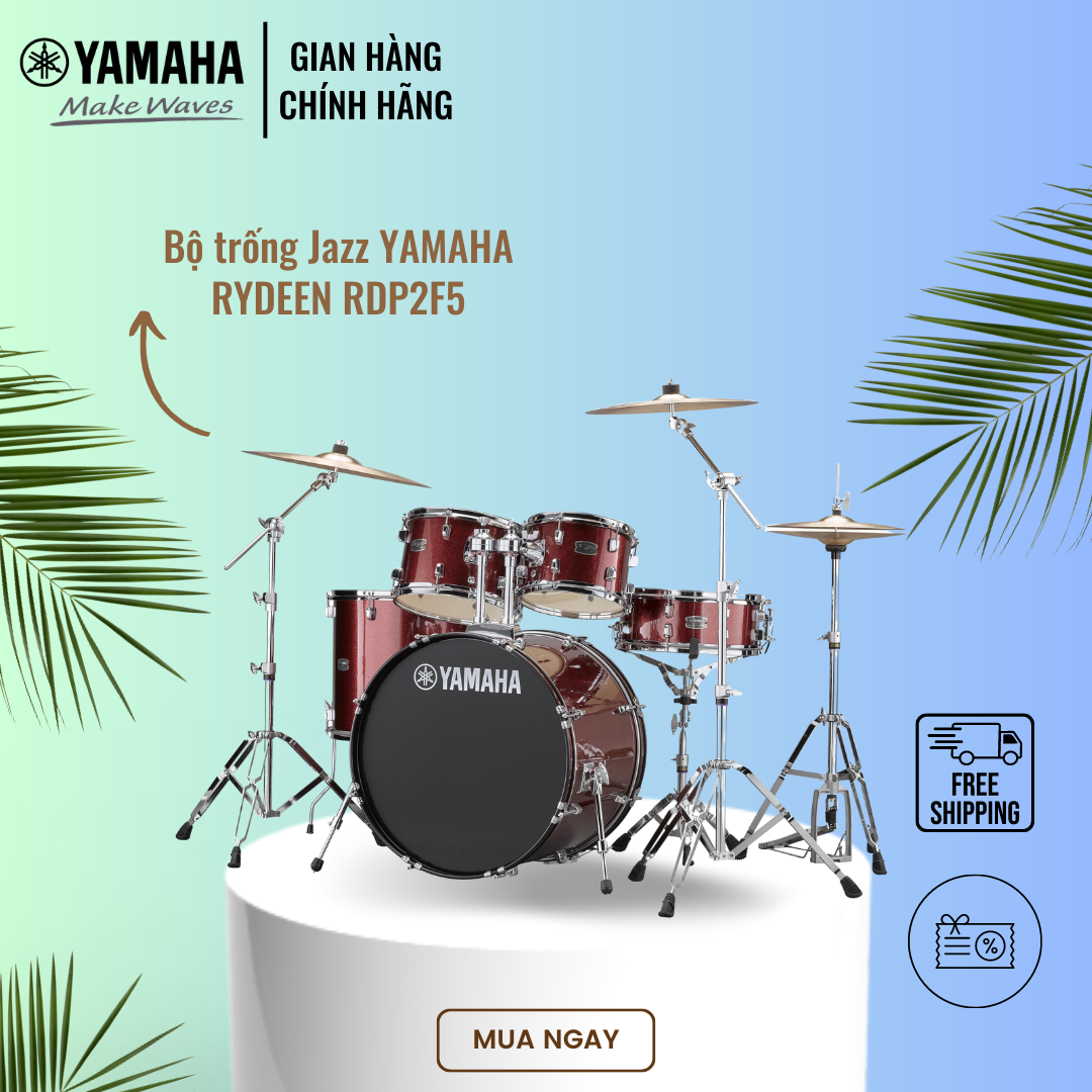 Bộ trống Jazz YAMAHA RYDEEN RDP2F5 - Hàng chính hãng