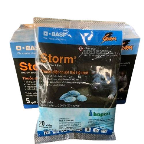 DẠNG GÓI 20 VIÊN - THUỐC DIỆT CHUỘT STORM - DẠNG VIÊN NÉN - ĐƠN GIẢN DỄ SỬ DỤNG - AN TOÀN VỚI NGƯỜI SỬ DỤNG VÀ MÔI TRƯỜNG