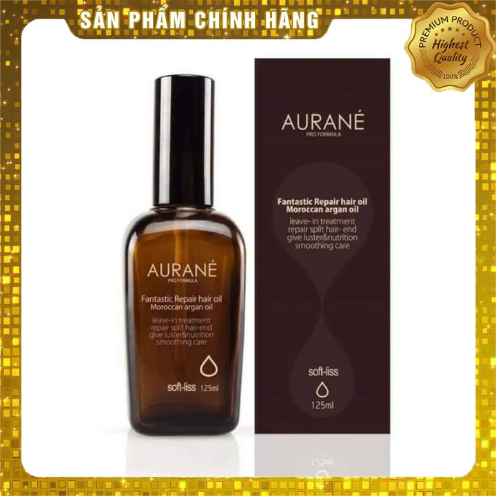 Tinh dầu dưỡng tóc AURANE Softliss Fantastic Repair hair oil 125ml