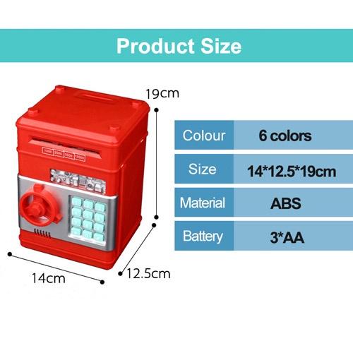 Đồ chơi đựng tiền tiết kiệm có nhạc, Tự hút tiền, Có mật khẩu âm thanh sống động