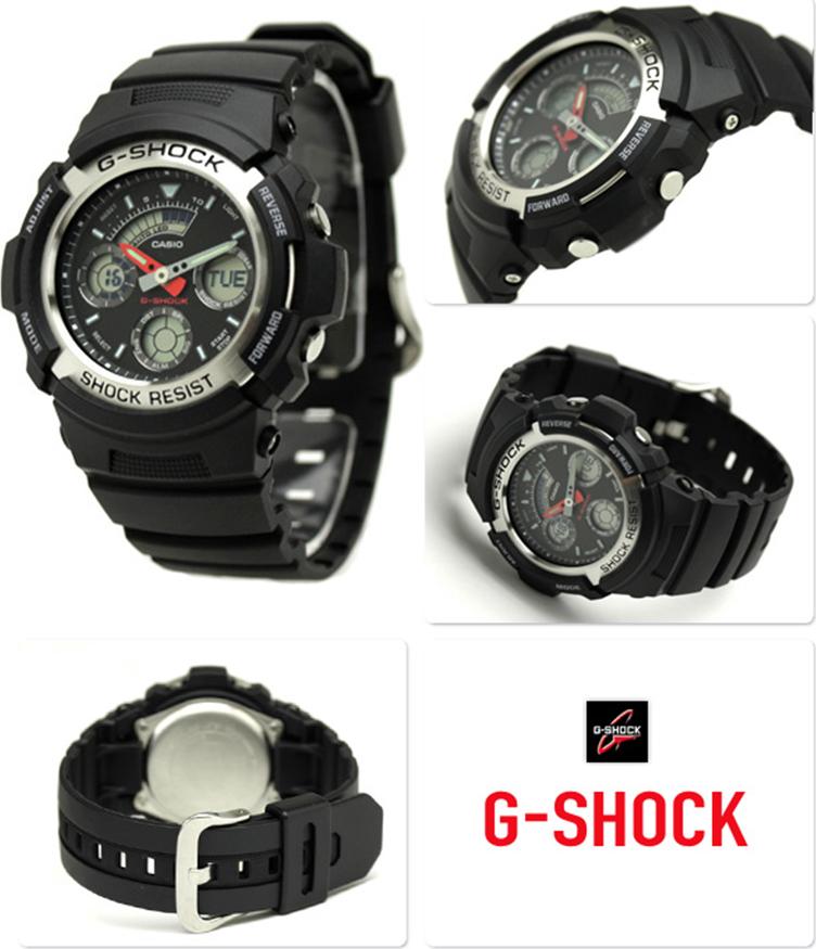 Đồng hồ nam dây nhựa Casio G-SHOCK AW-590-1ADR