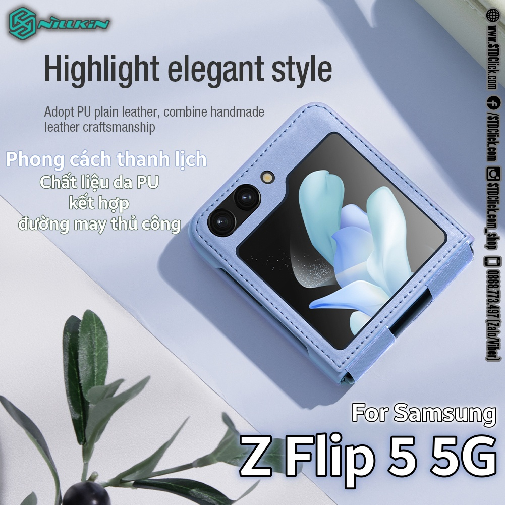 ỐP LƯNG DÀNH CHO ĐIỆN THOẠI SAMSUNG GALAXY Z FLIP 5 5G NILLKIN QIN