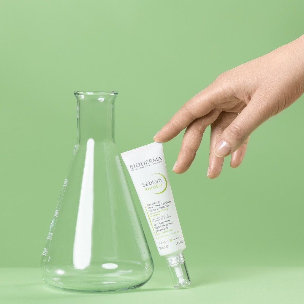 Kem dưỡng Bioderma Sebium Kerato+ giảm mụn, mờ thâm