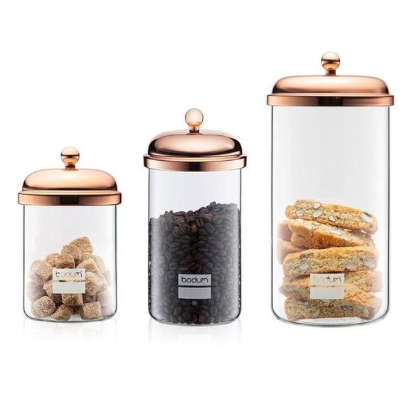 Hũ Đựng Đồ Khô BODUM, Lọ Thủy Tinh Đựng Đồ Khô Nhà Bếp, Nhập Đức