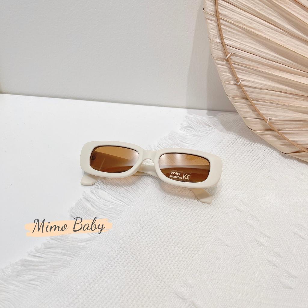 Kính râm chữ nhật, kính thời trang UV400 cho bé K03 Mimo Baby
