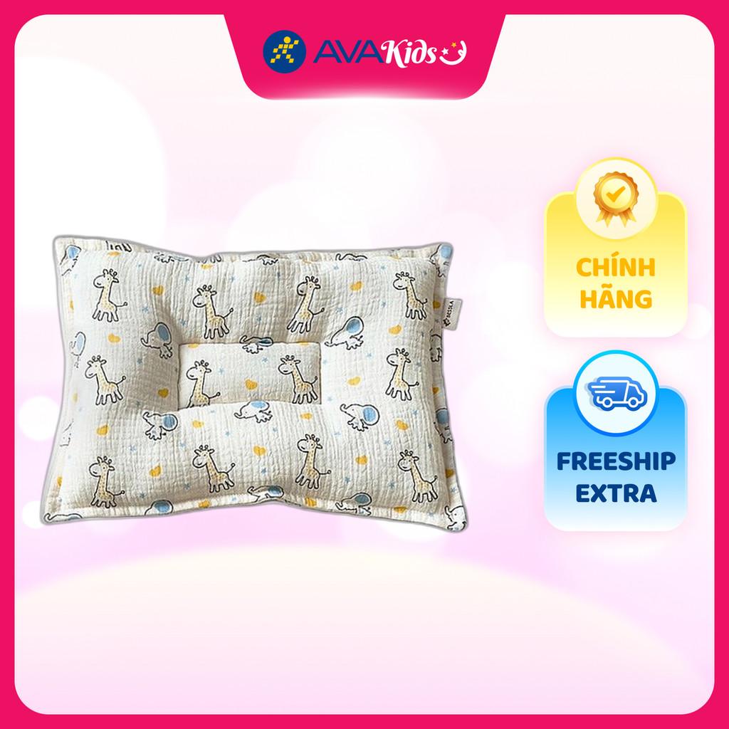 Gối Bessla 35x25x1 cm - Hình thú (0 - 3 tháng) - Hàng Chính Hãng