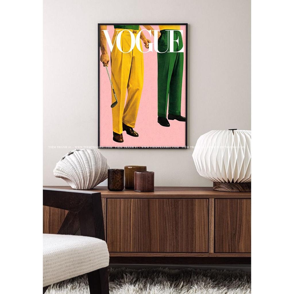 Tranh treo tường decor, Tiệm Tranh 91, tranh thương hiệu thời trang, tặng kèm đinh treo, in theo yêu cầu